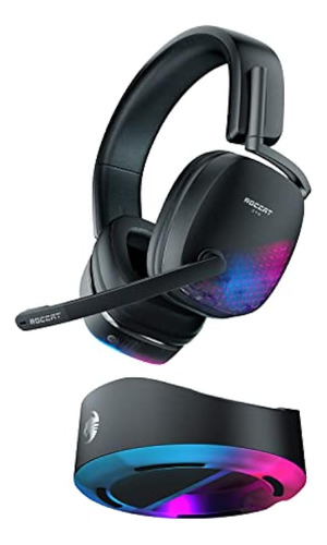 Roccat Syn Max Air Pc Wireless 3d Audio Rgb Gaming Headset, 