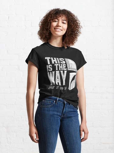 Imagen 2 de 4 de Mandalorian This Is The Way Grogu - Star Wars Remera