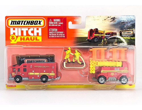 Matchbox Hitch & Haul Mbx Fire Rescue Bombeiro