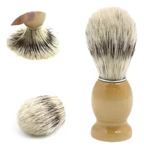 Comprar Manillar De Madera Beige Claro Barba Bigote Cepillo Pelo Nud