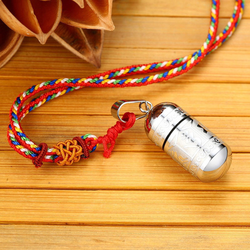 5 Collares De Cenizas Para Hombres Pastillero Colgante De