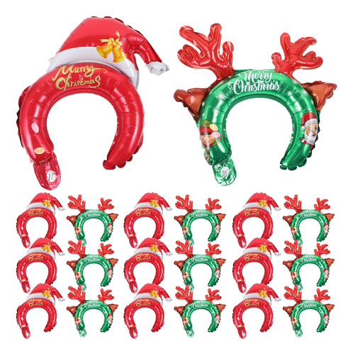 Diadema Con Forma De Globo Navideño Con Forma De Muñeco De N