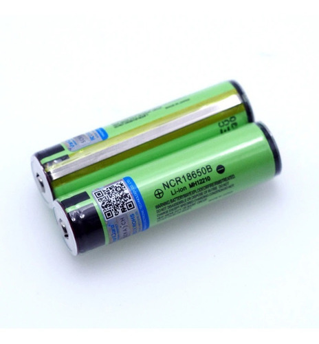 2 Bateria 3,7v Li-ion Ncr18650b 3400mah Proteção Panasonic