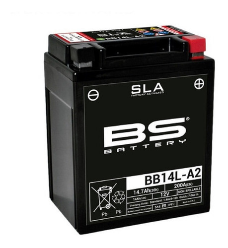 Bateria Original Bs Yb14la2 Kawasaki Klr 650 2008-2018
