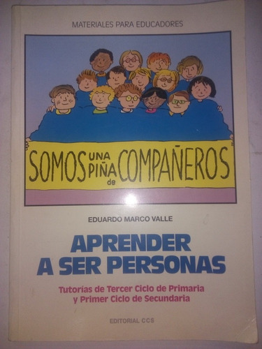 Libro Aprender A Ser Personas Tutorías Primaria Marco Valle