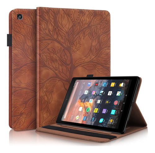 Funda Para Kindle Fire Hd Modelo Antiguo Piel Sintetica Alta