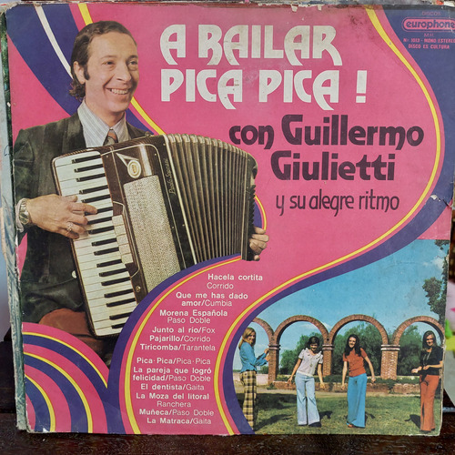 Vinilo Guillermo Giulietti A Bailar Pica Pica C5