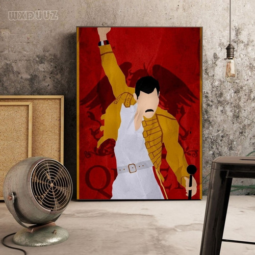 Cuadro Decorativo Freddie Mercury Queen Artistico 40x60cm