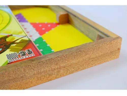 Jogo 5 Em 1 Ludo Xadrez Chines Dama Hipismo Xadrez Pç 6,5 Cm - R$ 215