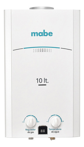 Calentador De Agua Tiro Natural Mabe 10lts Blanco Cmp10tnbc Tipo de gas GN