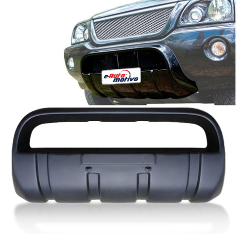 Overbumper Moldura Mt L200 Sport 2003 A 2012 Dfender Preto