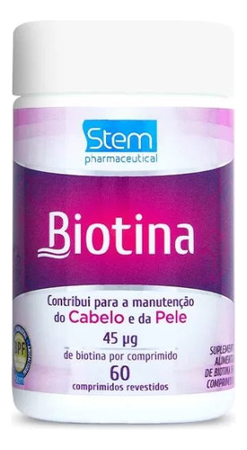Biotina Para Cabello, Piel Y Uñas - 60 Pastillas