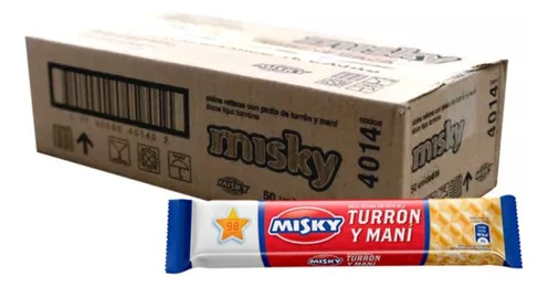 Turron Misky X 50 Unidades