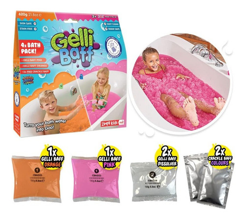 Gelli Baff Pack Zimpli Kids Juguete De Baño Sensorial