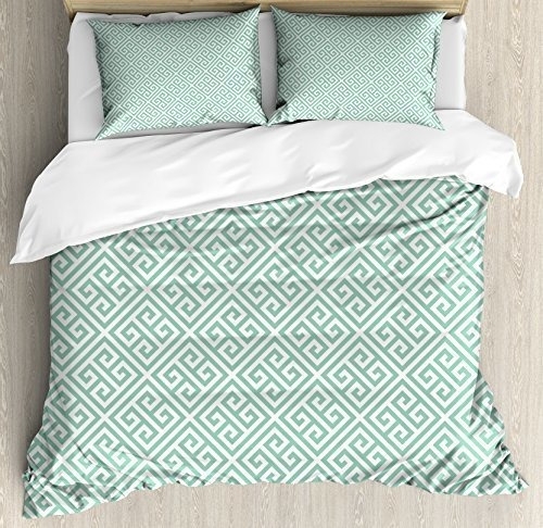 Fundas Para Edredones - Ambesonne Greek Key Duvet Cover