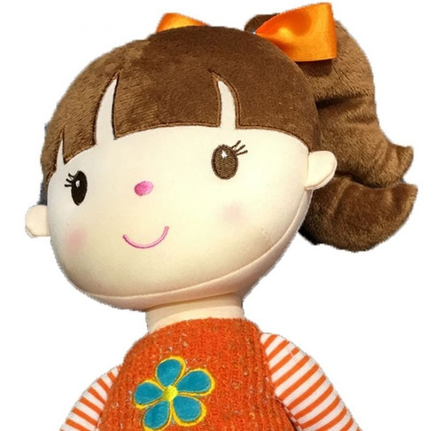 Muñeca De Tela Trapo Trevol Oflorcita 42 Cm El Duende Azul