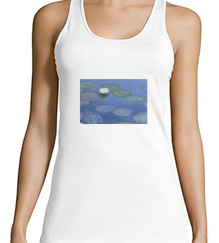 Musculosa Mujer Monet Pintura Impresionismo Hermoso M2