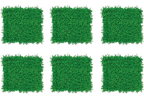 Beistle Tissue Grass Mats 6 Piezas, 15  X 30 , Verde