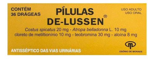 Pilulas De Lussem 36 Comprimidos Sabor sem