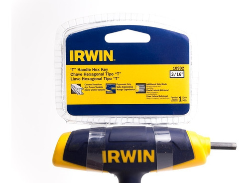 Llave Hexagonal Mango En T 3/16 Iw10902 Irwin
