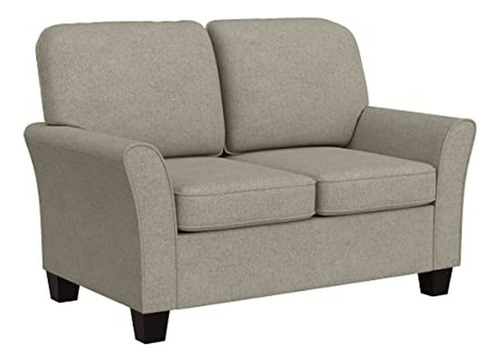 Sofá Loveseat Upholstered  Lorena Gris.