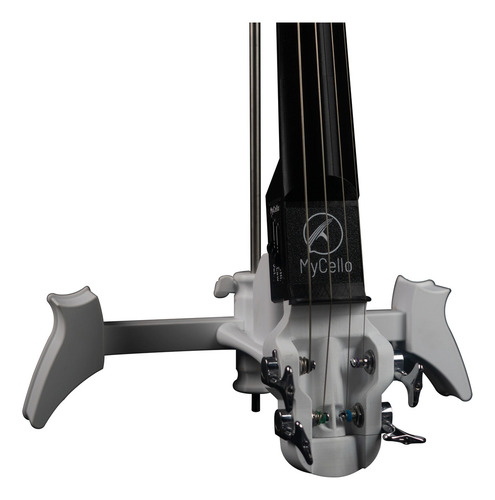Violoncelo Cello 4/4 Elétrico Mycello Branco 4 Cordas