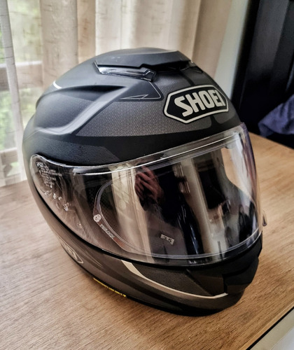 Casco Moto Negro/gris Shoei Gt Air - Talla M (semi-nuevo)