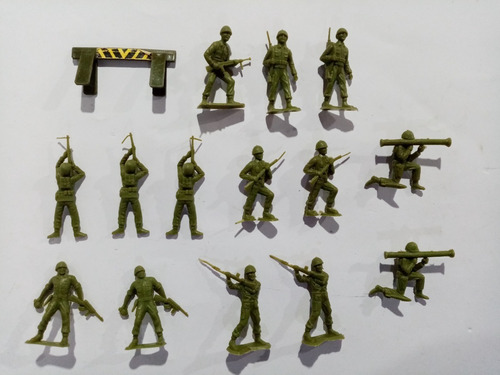 Bootleg Lote 14 Figuras Soldados Juguetes 70s 5cm