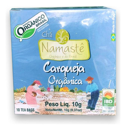 Chá De Carqueja Orgânico 10 Saches Namastê