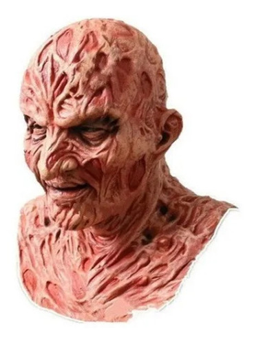 Máscara De Látex Realista De Freddy Krueger Color As picture Halloween