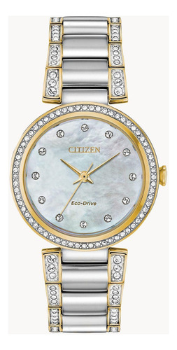 Reloj Citizen Mujer Em0844-58d Eco-drive Silhouette Crystal