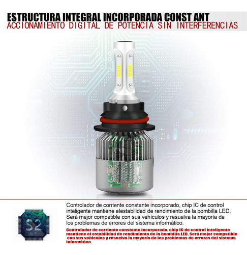 . Kit De Luz Alto/bajo Led 9004 Para Jeep Grand Cherokee