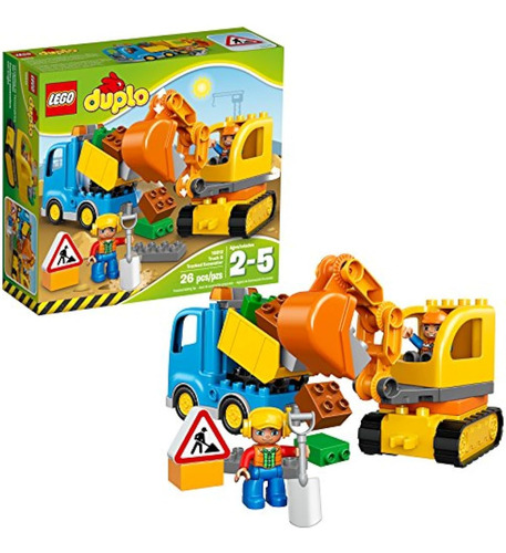 Excavadora Lego Duplo Town 10812 Para Camiones Y Orugas