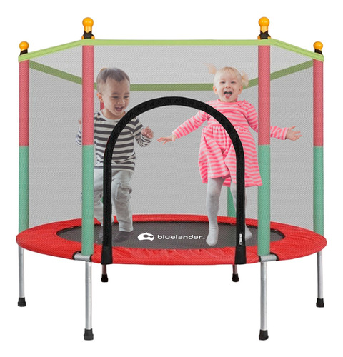 Trampolin Brincolin Tumbling Niños Infantil Red Seguridad Color de la lona de salto Rojo