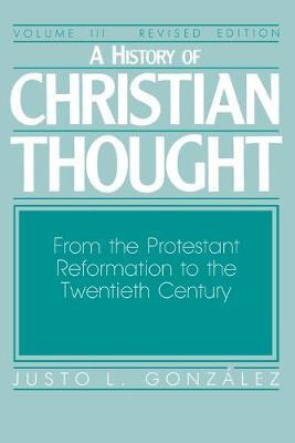 Libro History Of Christian Thought: From The Reformation ...