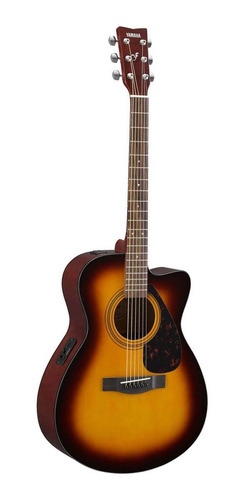 Imagen 1 de 3 de Guitarra acústica Yamaha FSX315C para diestros tobacco brown sunburst brillante