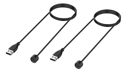 Cable De Cargador Usb De 2 Piezas Para Mi Band 5 Smart Watch