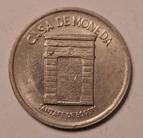 Ficha Colombia Casa De Moneda Santa Fe De Bogotá (Usado)