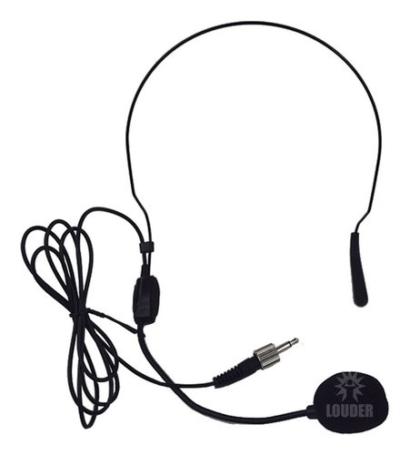 Set Microfonos Inalambricos Mano Solapa Diadema Y Estuche Color Negro