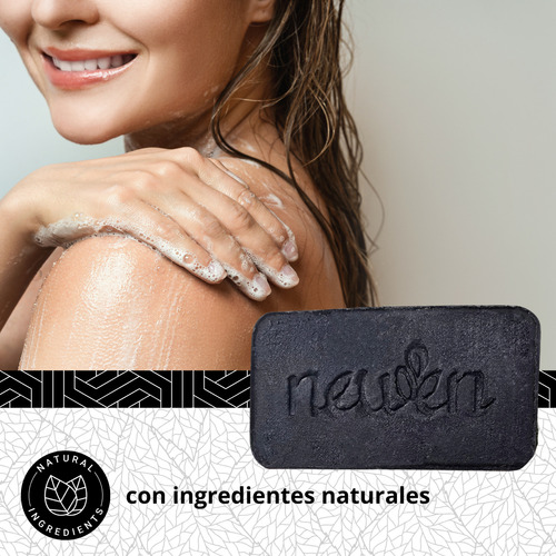 Newen Jabón Corporal Natural Kit - Con Carbón