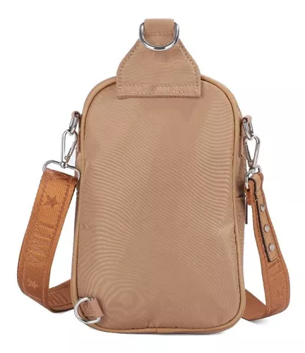 Bandolera Mujer Mochila Cruzada Lima F110 Maple Envio Gratis