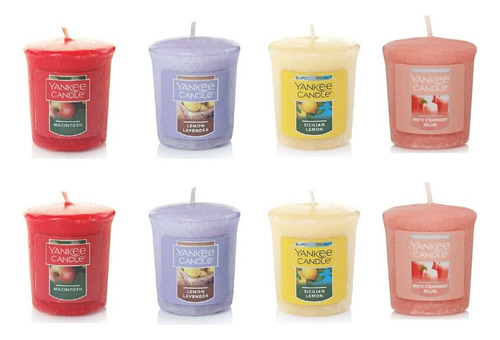 Yankee Candle Fruity Scents Votive Candle Sampler Pack- 8 Co