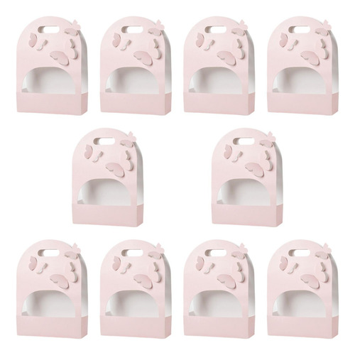 Caja De Flores De Mariposa 3d De 10 Piezas, Caja De Rosa