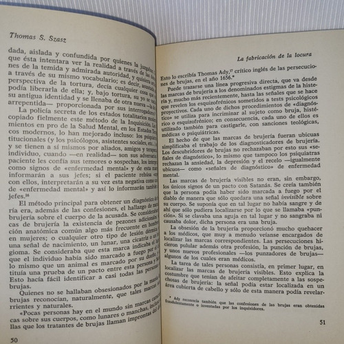 Imagen 7 de 10 de La Fabricacion De La Locura Thomas Szasz Kairos