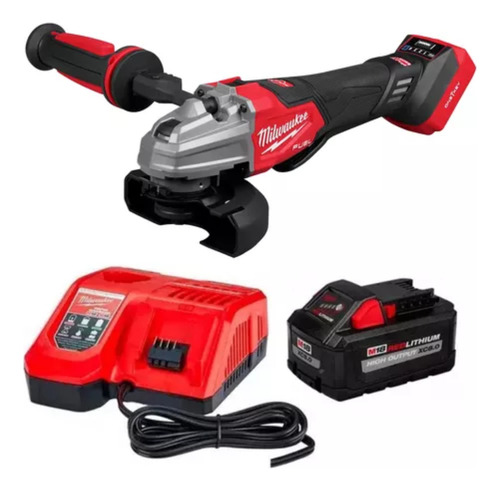Milwaukee Amoladora Cabeza Plana 2986-20 Bat 8ah/cag 2 En 1