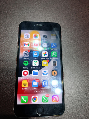 iPhone 6s Plus 128gb Mancha Na Tela E Bluetooth Não Funciona (Usado)