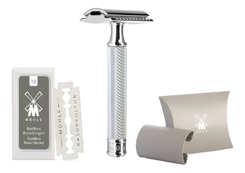 Kit De Afeitar Muhle Rastrillo De Seguridad R89 C/accesorios
