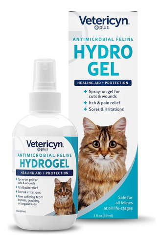 Ayuda Curativa Felina Y Protector De Heridas, Gel