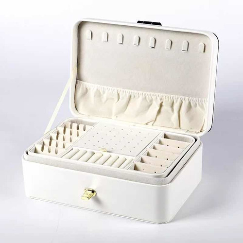 Imagen 4 de 10 de Alhajero Caja Organizadora Para Joyas Aros Anillos Accesorio