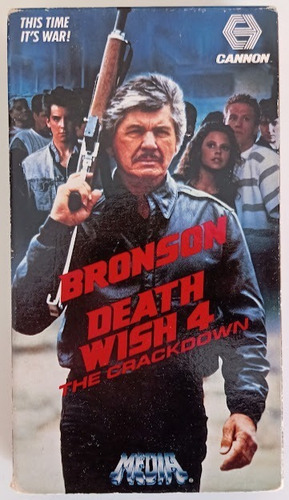 Fita Vhs Filme Death Wish Crackdown Desejo De Matar Bronson